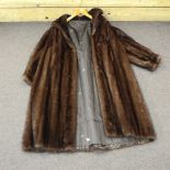 A ladies vintage fur coat