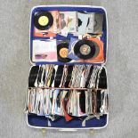 A case of vinyl records