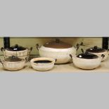 A collection of Chinese cooking pots