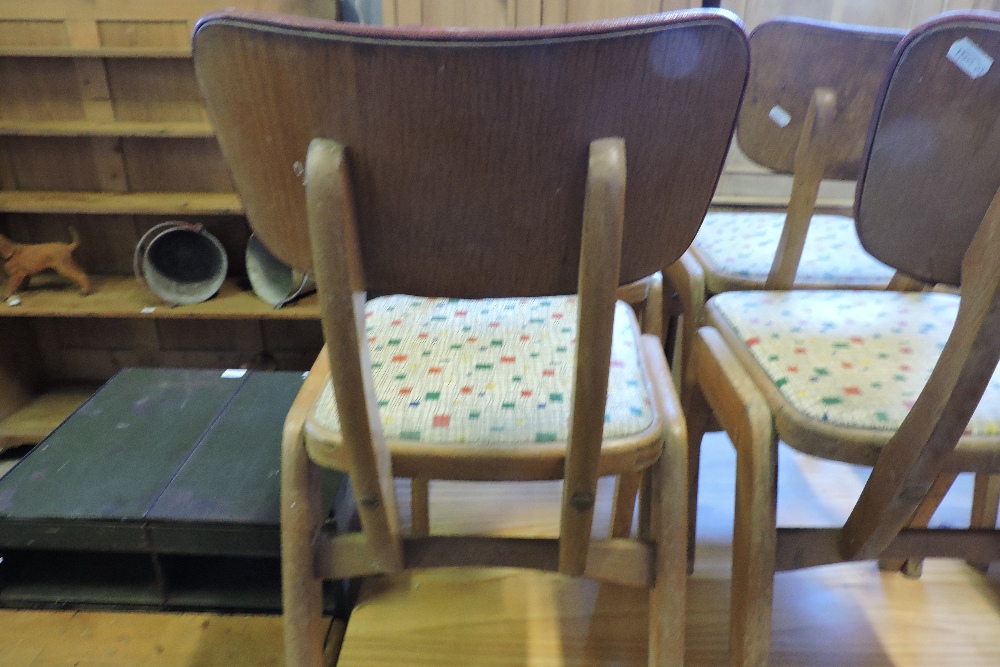 A set of six 1970's kitchen chairs - Image 2 of 19