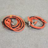 A set of 3 metre jump leads,