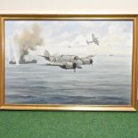 Gelen, 20th century, Bristol Beaufighters, signed, oil on canvas,