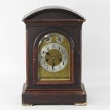 A Georgian style bracket clock,