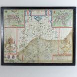 After John Speed, a map of Rutlandshire, double sided,