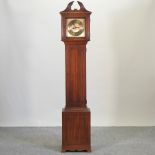 A 20th century granddaughter clock, with a three train movement,