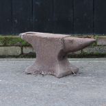 A cast iron blacksmith's anvil,