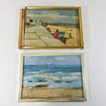 Ian Hay, b1940, Harwich, oil on board, signed, together with another by the same hand,