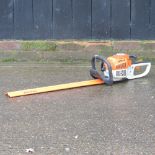 A Stihl petrol hedge cutter