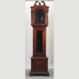 A Georgian style longcase clock case,