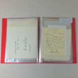 A collection of approximately forty Victorian and early 20th century letters of literary interest,