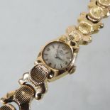 An 18 carat gold ladies wristwatch,