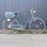 A vintage Raleigh ladies bicycle