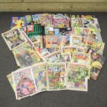 A box mainly 1980's 200AD and Incredible Hulk comics
