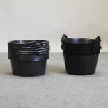 A set of 10 trug buckets,