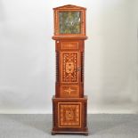 A marquetry cased longcase clock,