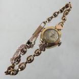 A vintage Rotary 9 carat gold ladies wristwatch