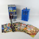 A 1970's Denys Fisher Toys Doctor Who Tardis, with spinning interior,