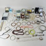 A collection of costume jewellery