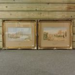 A Westall, Bidston Cheshire, signed watercolour, together with another A Sorey, Lincoln,