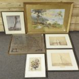 Ernest Walbourne, early 20th century, lakeland scene, signed watercolour, 55 x 35cm,