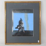 Walsh, 20th century, abstract, pastel, signed and dated 70,