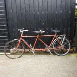 A mid 20th century tandem bicycle