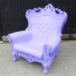 A moulded garden princess chair,