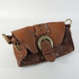 A Mulberry vintage brown leather ladies bag,