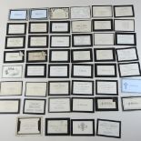 A collection of mainly Victorian embossed and cut paper Memorial cards, to include one for Albert,