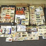 Three boxes of diecast model vehicles, to include Lledo, Matchbox and promotional sets,