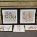 Peter Collins, a collection of figure drawings and nude studies,