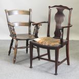 An early 20th century Georgian style dining chair,