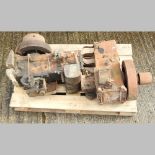 An early 20th century Lister stationary engine,