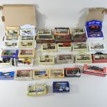 A box of diecast model vehicles, to include Lledo, Russo-Balt, Hershey's and Days Gone,