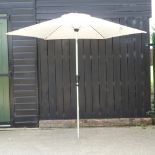 A garden parasol,