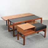 A G-Plan teak coffee table, 135 x 50cm,