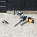 A Pro Performance petrol strimmer,