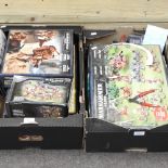 Two boxes of Warhammer items, to include three boxed sets,