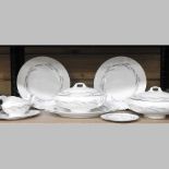 A Royal Worcester Harvest Ring pattern part dinner service, to include six dinner plates,