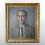 Kenneth Green *ARR, (mid 20th century), portrait of Mr Jarrett, signed and dated 1954,