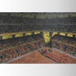 George J Charlton *ARR, (1899-1979), a stadium performance, signed oil on canvas,