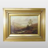 William Mellor *ARR, 1851-1931, river landscape, signed, oil on canvas,