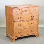 A modern pine chest,