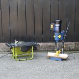 A Power Craft pillar drill,