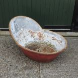 A 1930's bath tub, thought to be from a ride on Walton pier,