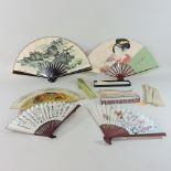 A collection of various fans,