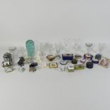 A collection of 18th century and later glasses,