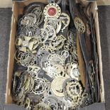 A collection of horse brasses