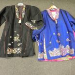 A Chinese silk jacket,