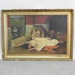 Bob Forbes, early 20th century, The Lion's Bride, after Gabriel Max, signed and dated 1914,